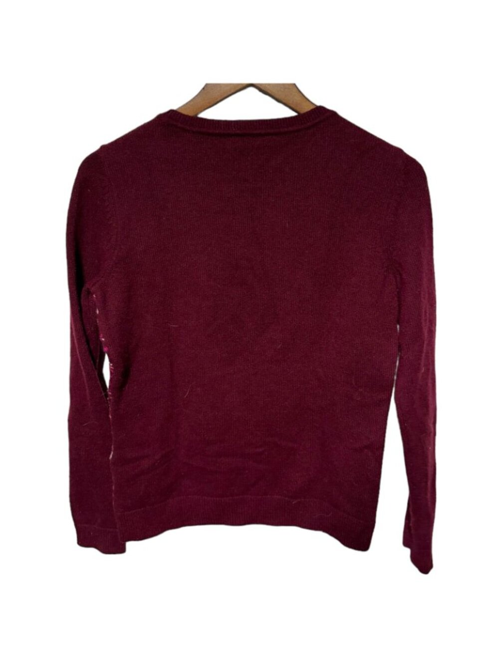 Talbots Patterned Sweater Red Size Small - Picture 4 of 6